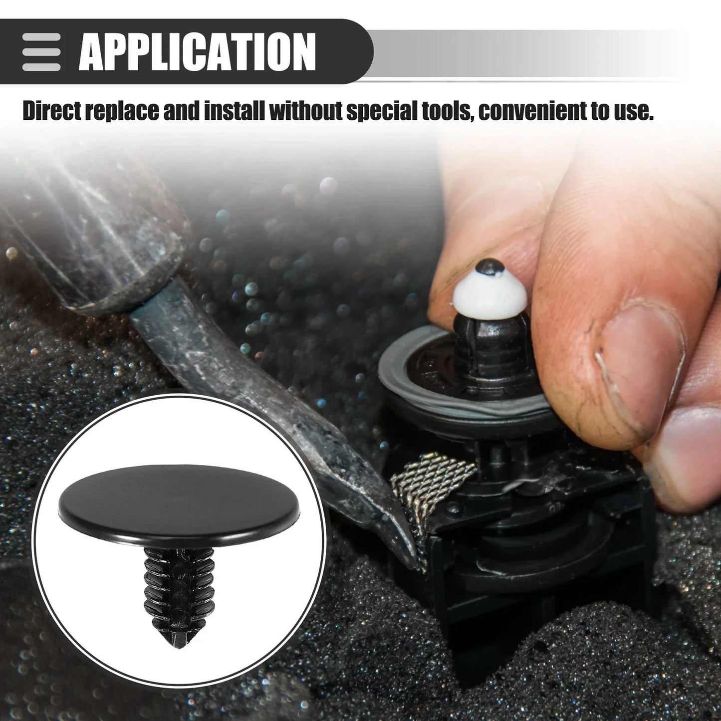 15 x Headliner Hood Insulator Retainer Push Pin Clips for Dodge ()