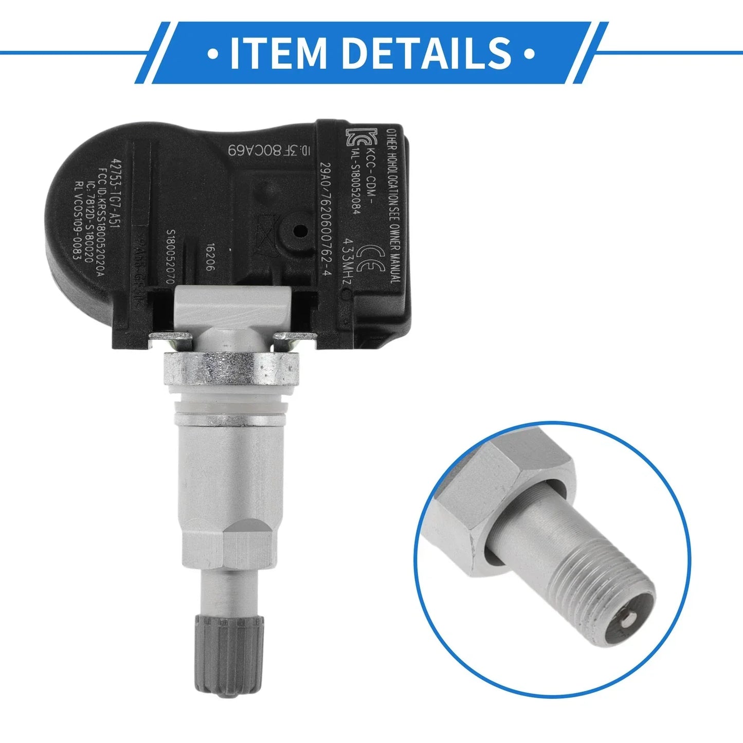 TPMS Sensor for Honda Pilot 2016-2017 (2 x Sensors)