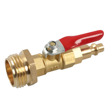 1/4 Inch Male Quick Connect Plug for RV Winterize Blowout Adapter