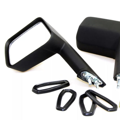 Black Fender Mirror x2 for Honda Accord Hatchback 1976-1981