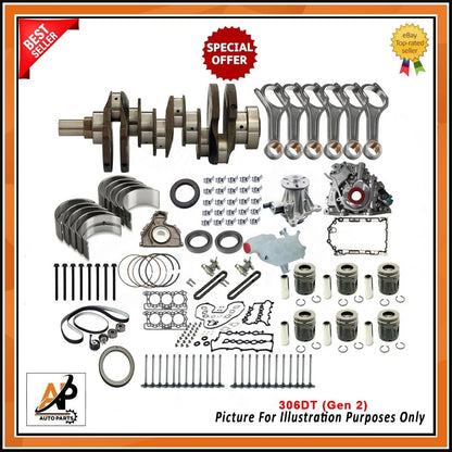 Crankshaft for Jaguar Land Rover 3.0 306DT Engine Gen 2 (2007–2017)