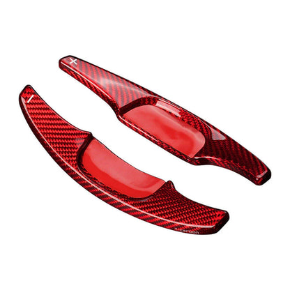 Carbon Fiber Red Steering Wheel Shift Paddle for Mazda 3 (2020-2021)