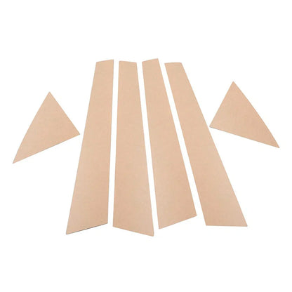 6 x Silver Door Window Trim Covers for Kia Forte K3 Cerato (2009-2012)