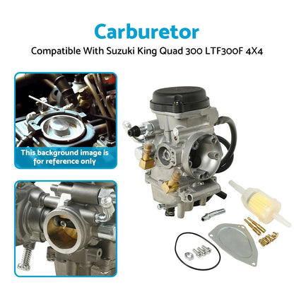 Carburetor for Suzuki King Quad 300 LTF300F 4X4 (2000-2002)