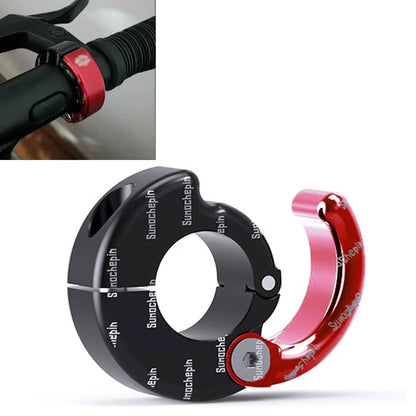 CNC Helmet Hook Holder for Motorcycle ATV 21-28mm Handlebar Red