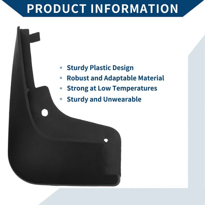 Mud Flaps Splash Guards Set for Mercedes-Benz Smart 4 Door (2016-2021)