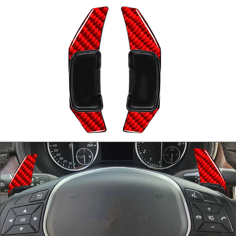 Steering Wheel Shift Paddle Extensions for Mercedes Benz A B C CLA GLK SLK (2012-2020)