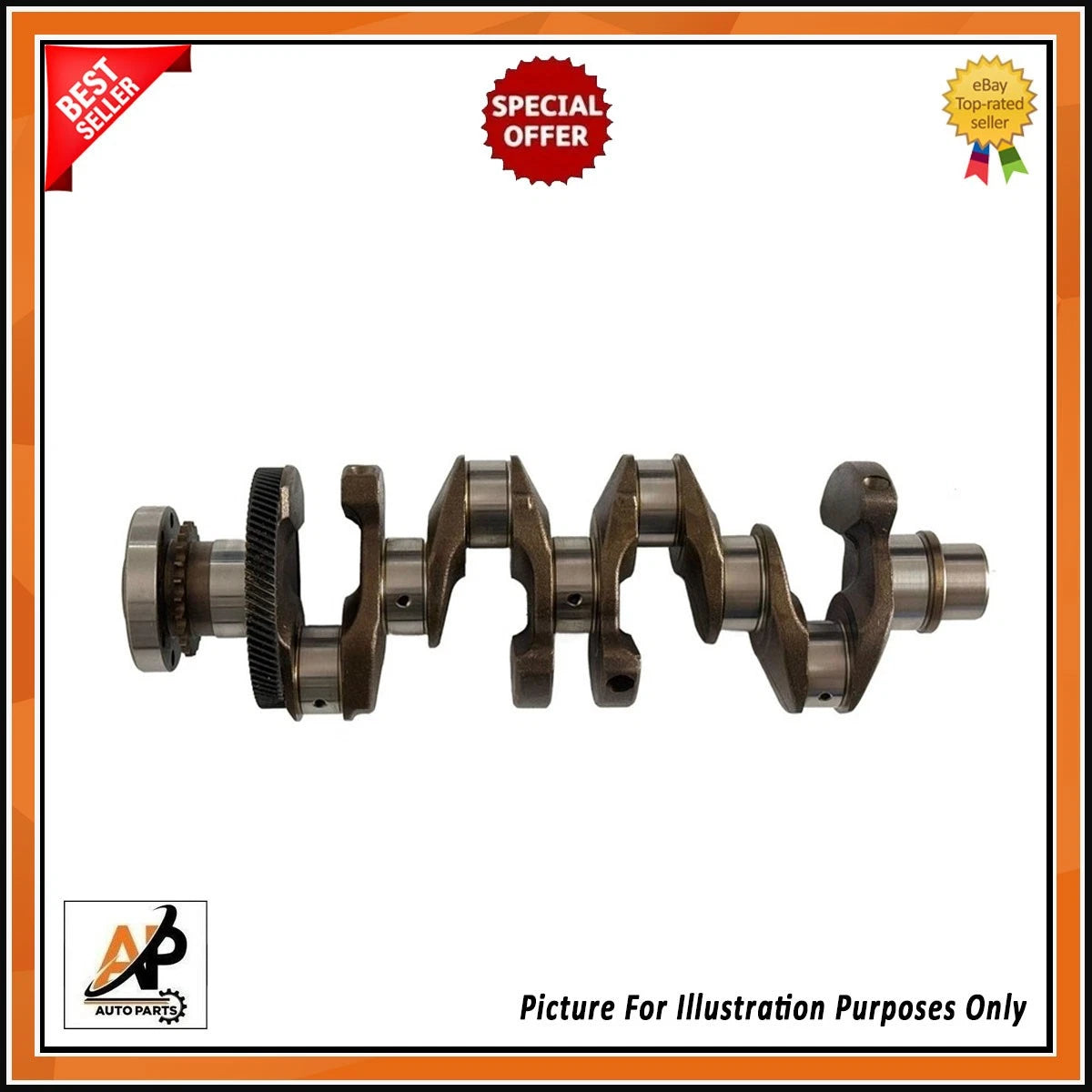 Crankshaft Kit with Bearings and Oil Pump for Land Rover 2.0 (2010–2015)