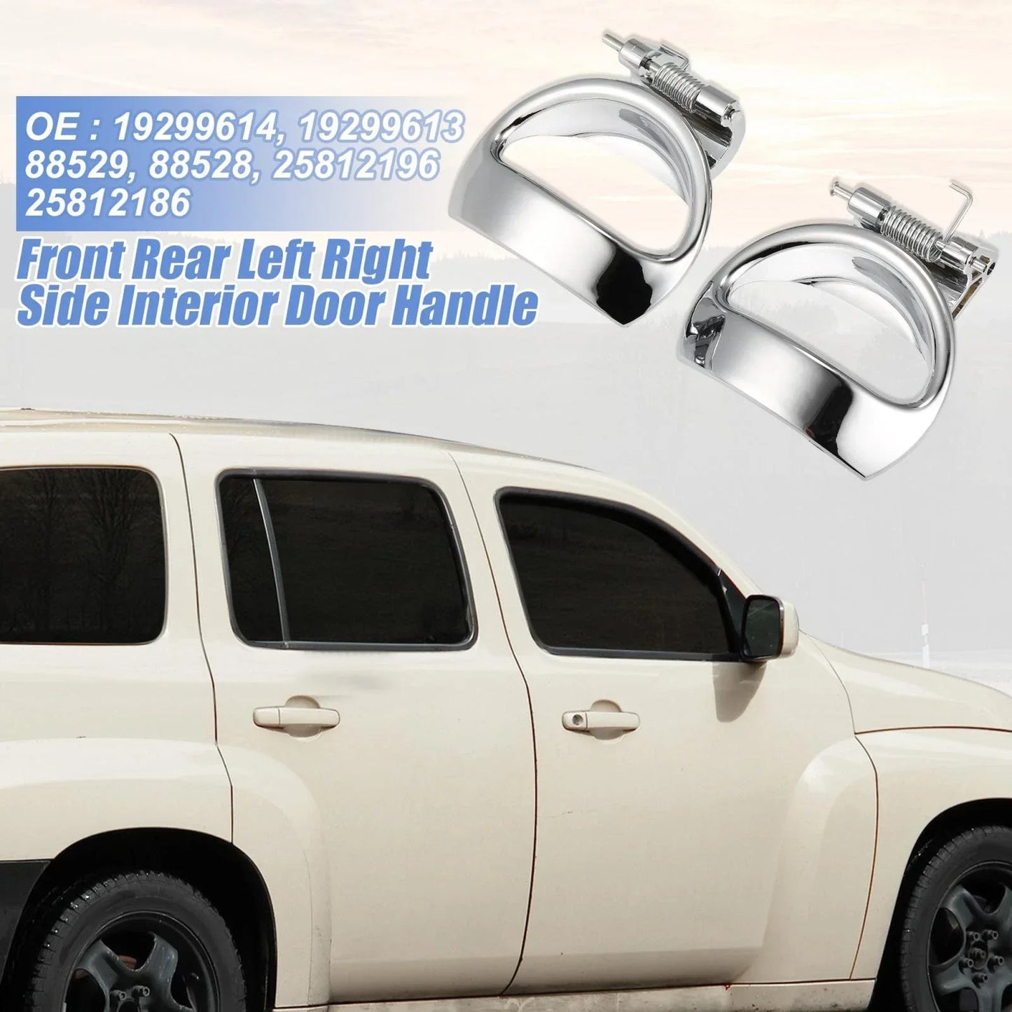 Front Rear Left Right Interior Door Handle for Chevy HHR (2006-2011)
