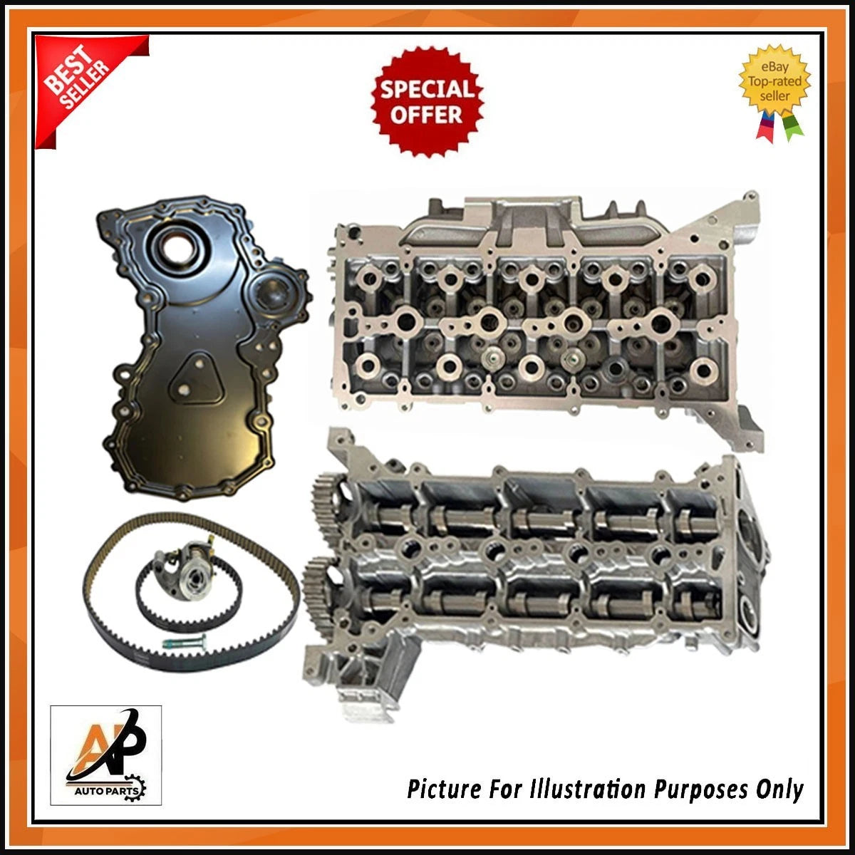 Genuine Cylinder Head Cam Housing Rebuild Kit for Ford Transit 2.0 Ecoblue (2014–2023)