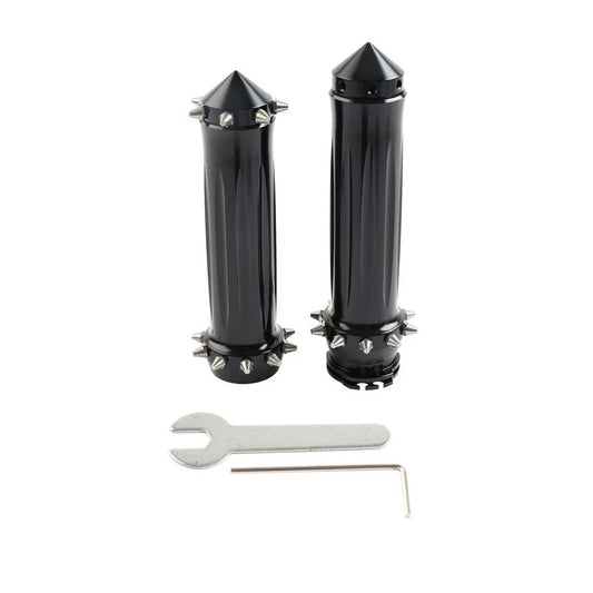 1'' Spikes Motorcycle Hand Grips for Harley Touring Dyna Softail