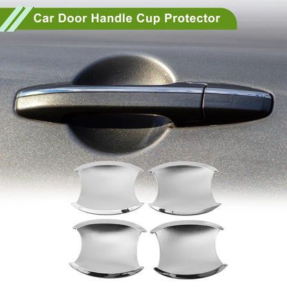 Car Door Handle Cup Protector for Honda CR-V CRV Chrome Silver Tone 4 x Pcs