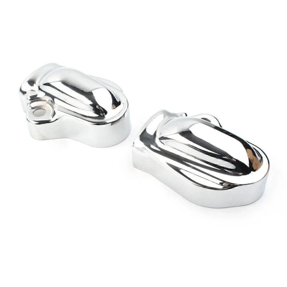 Chrome Rear Axle Nut Covers for Harley V-Rod VRSC Muscle VRSCF (2002-2017)