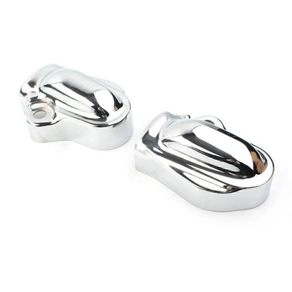 Chrome Rear Axle Nut Covers for Harley V-Rod VRSC Muscle VRSCF (2002-2017)