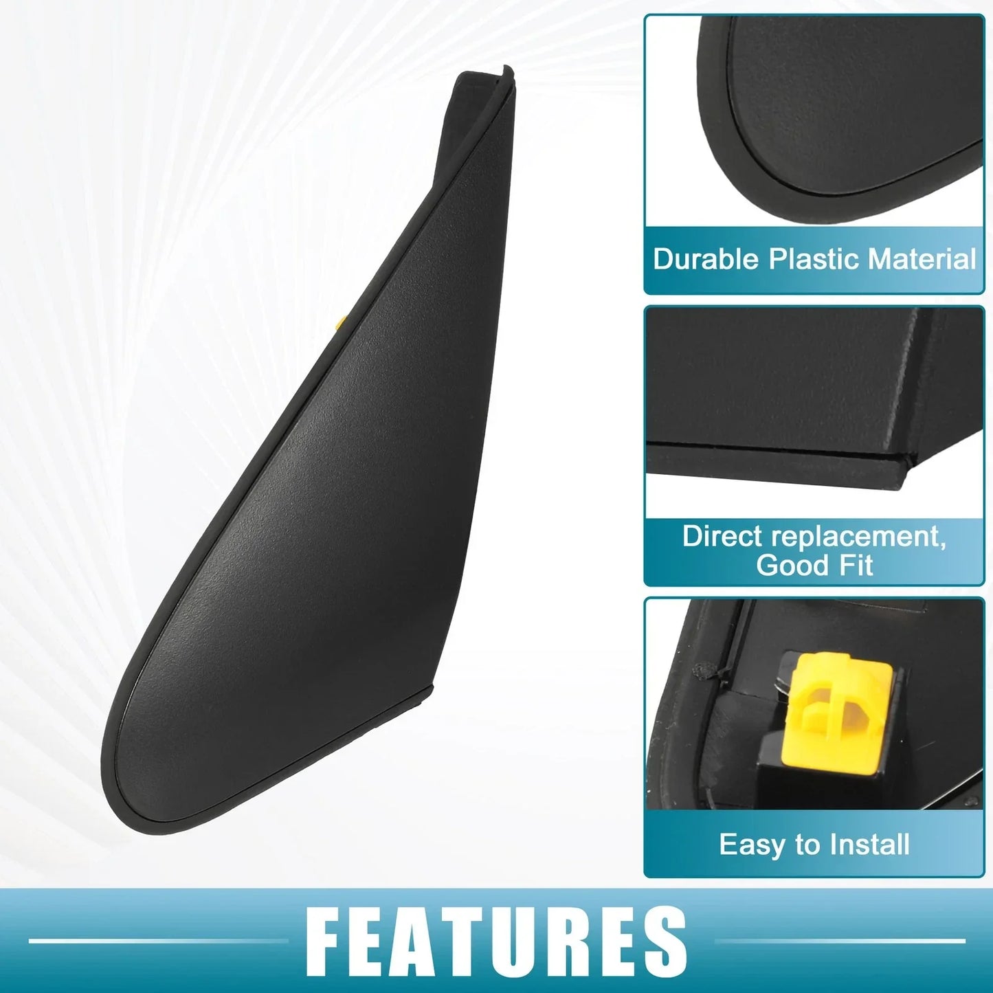 Front Car Mirror Corner Fender Triangle Cover for Hyundai ( Specified)