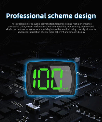Universal Car Dashboard GPS HUD Digital Speedometer for All Models