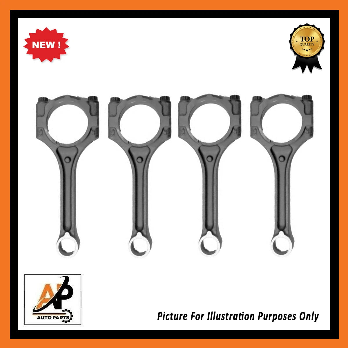 Connecting Rod Set Replacement for Hyundai Santa Fe and Kia Sportage (2006–2016)