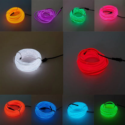 3 Meter LED Car Interior Atmosphere Wire Strip Light Lamp