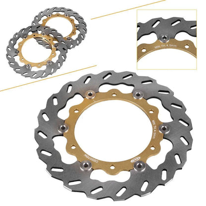 Front Brake Disc Rotors for Yamaha XP T-MAX ABS 500 (2008-2011) Gold