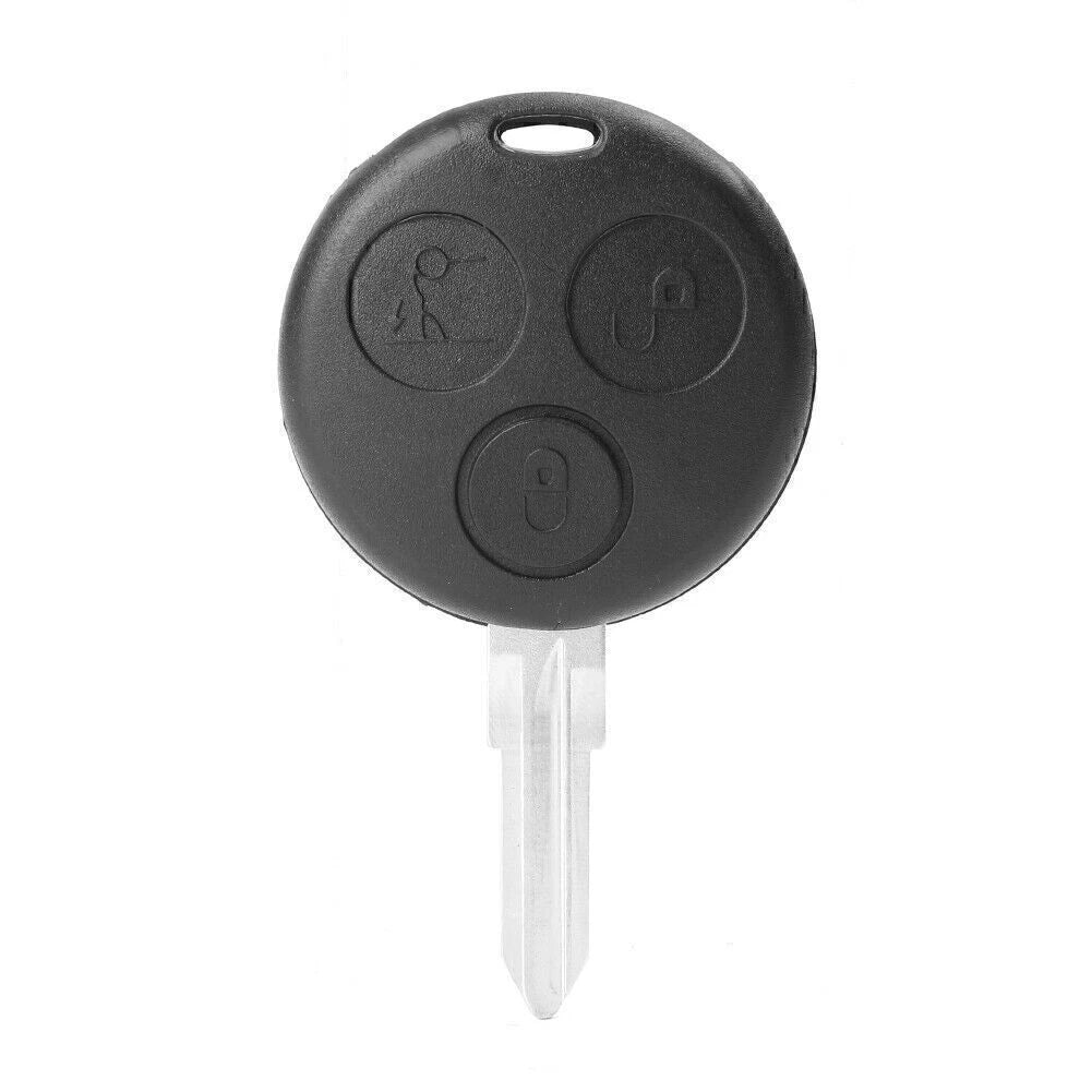 3 Button Flip Remote Key Fob Shell Case Cover for Smart Forfour Fortwo Cabrio