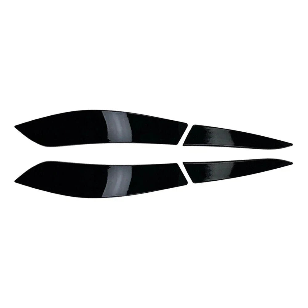 Rear Tail Light Eyebrow Cover Trim for VW Golf 6 MK6 2008-2013 Glossy Black