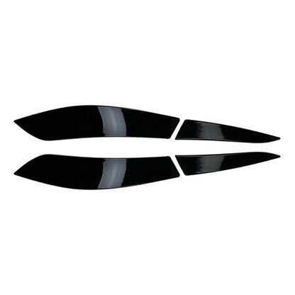 Rear Tail Light Eyebrow Cover Trim for VW Golf 6 MK6 2008-2013 Glossy Black