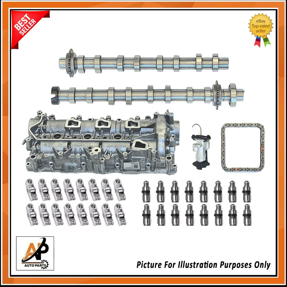 Camshaft Kit with Rockers and Lifters for Peugeot Citroen 1.5 BlueHDi (2015–2022)
