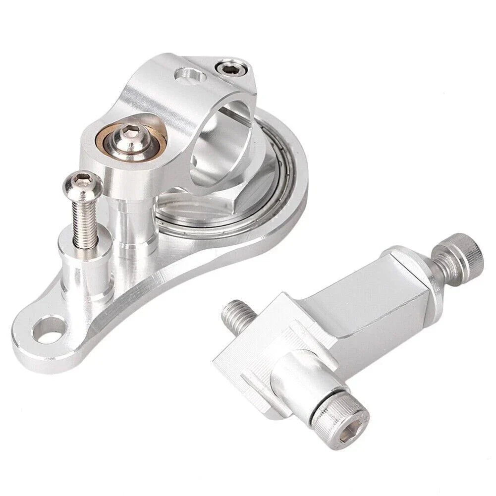 CNC Steering Damper Stabilizer Mounting Bracket for Kawasaki Ninja ZX6R (2005-2006)