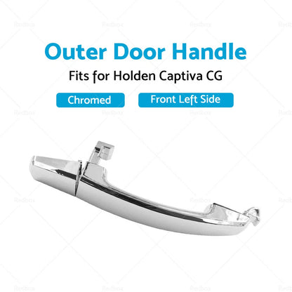 Chrome Front Left Outer Door Handle for Holden Captiva (2006-2018)