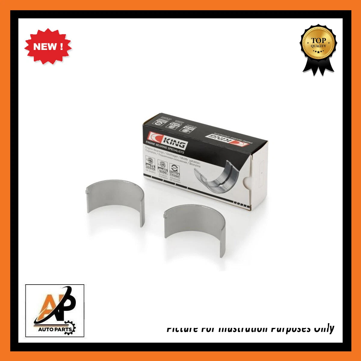 Big End Bearing Set Heavy Duty for Mercedes-Benz Jeep 2.2 CRD (2007–2019)