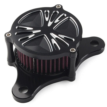 Red Air Cleaner Intake Filter for Harley Touring Electra Glide Softail