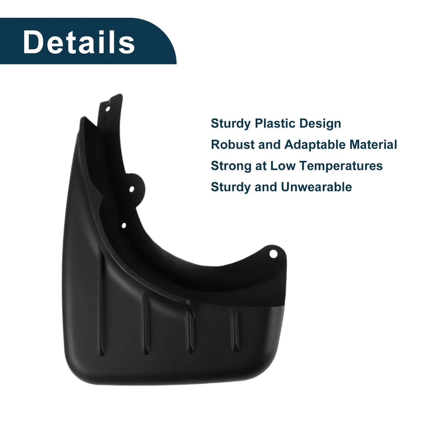Mud Flaps Splash Guards 1 Set for Porsche Cayenne (2006-2010)