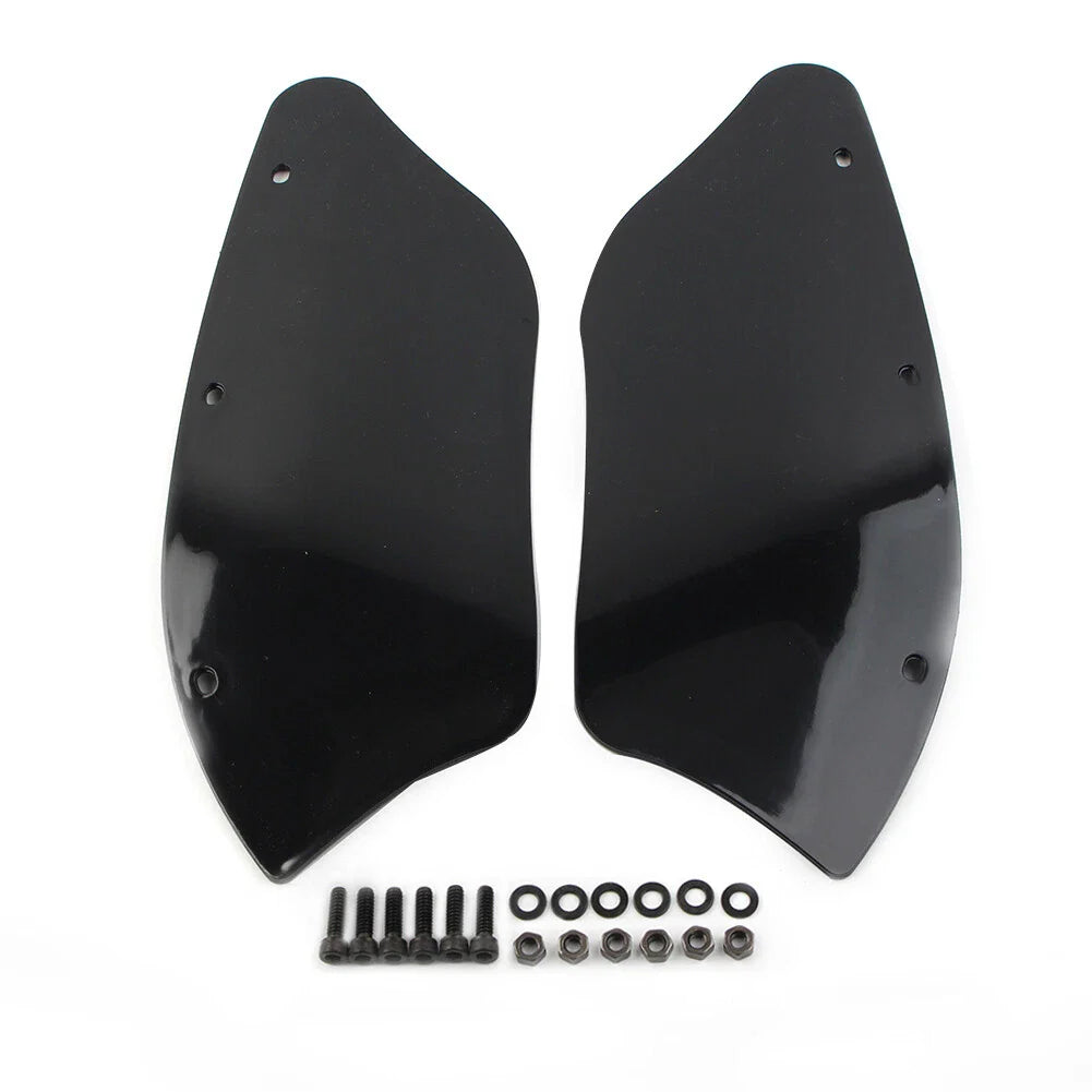 Black Air Batwing Fairing Wind Deflectors for Harley Dyna, Heritage, Softail