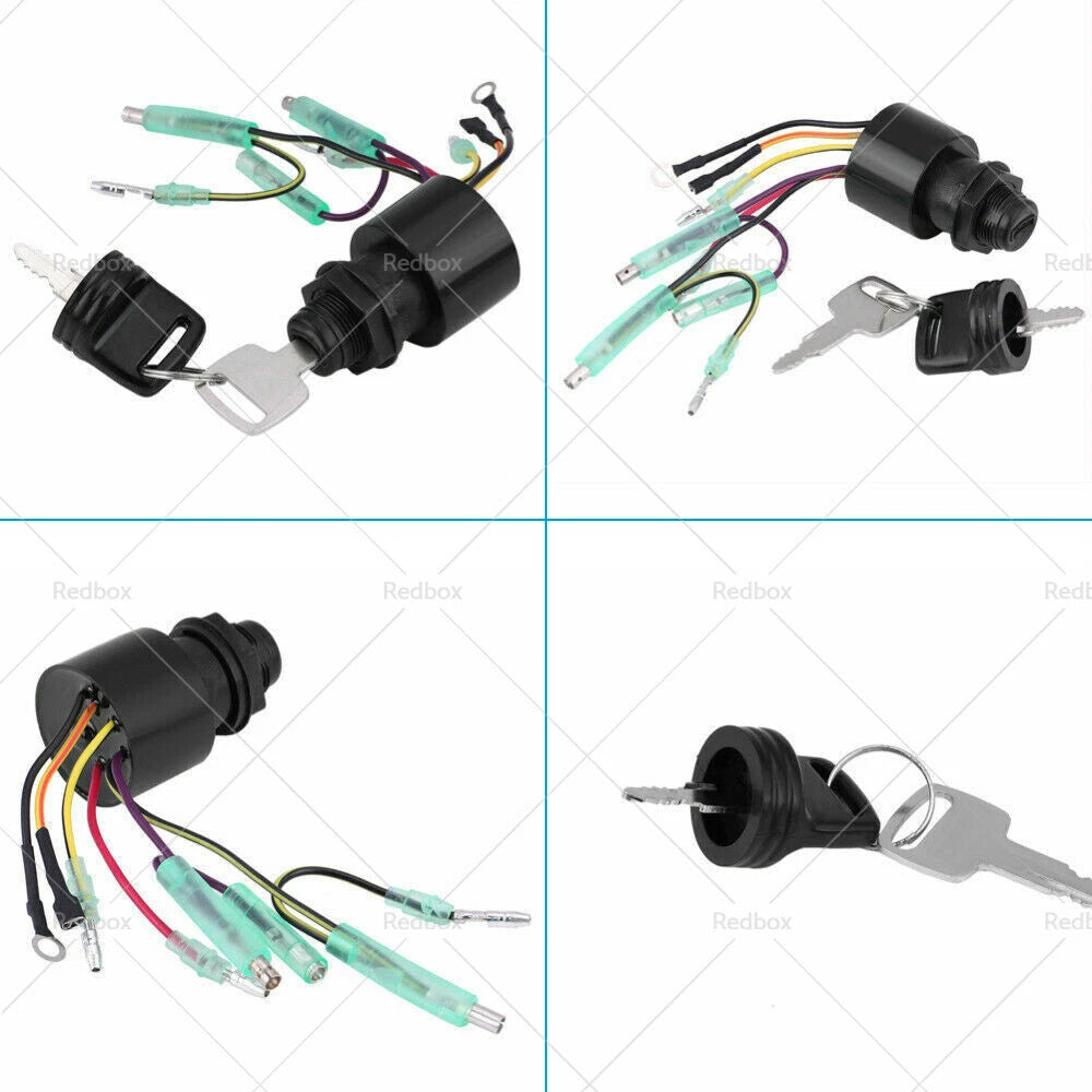 Ignition Key Switch Kit for Mercury Outboard Motors (1987-17009A5)