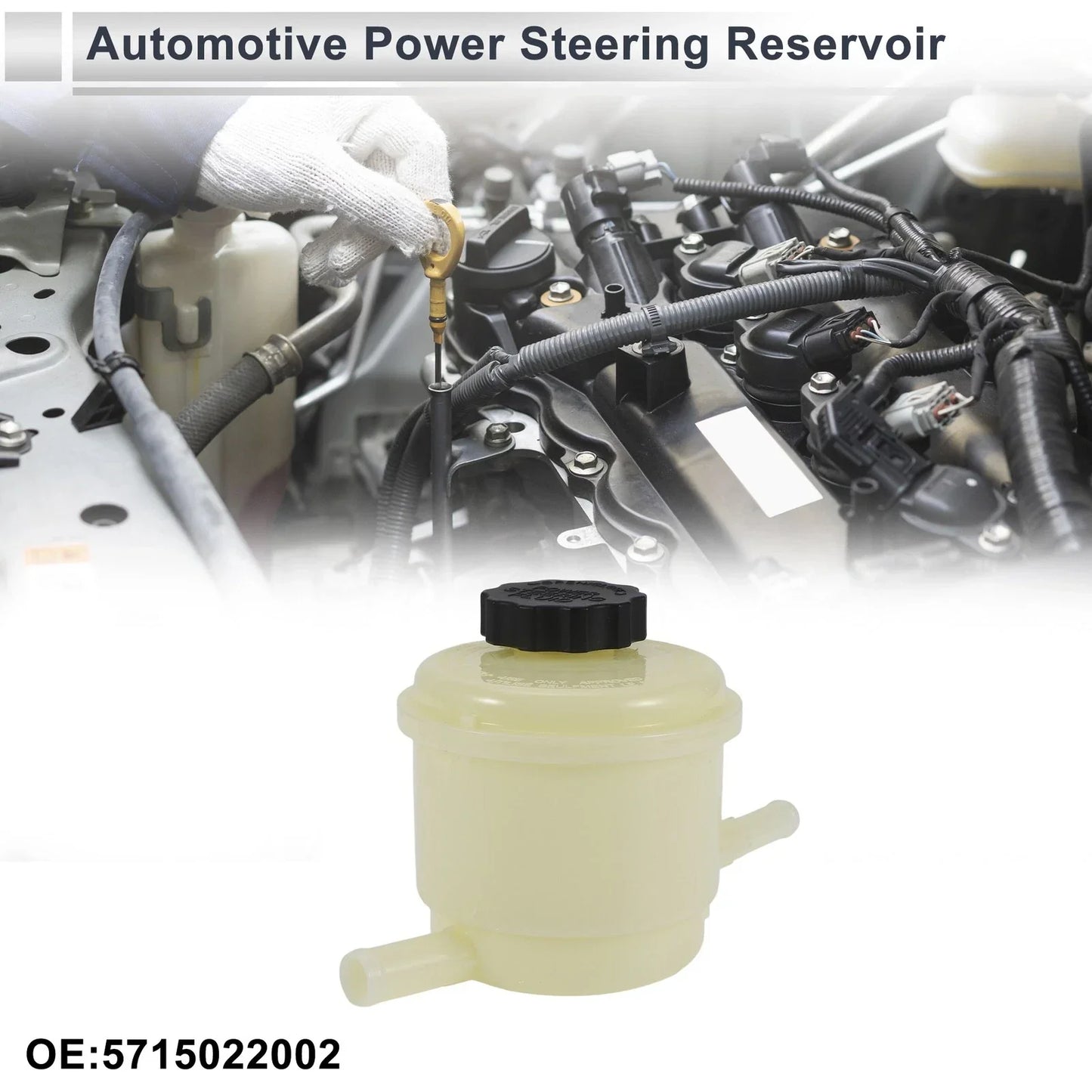 Power Steering Reservoir for Hyundai Accent (1995-1999) 1 x Beige