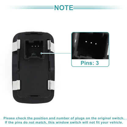 Rear Power Window Switch for Chrysler Town & Country, Dodge (2008-2016)