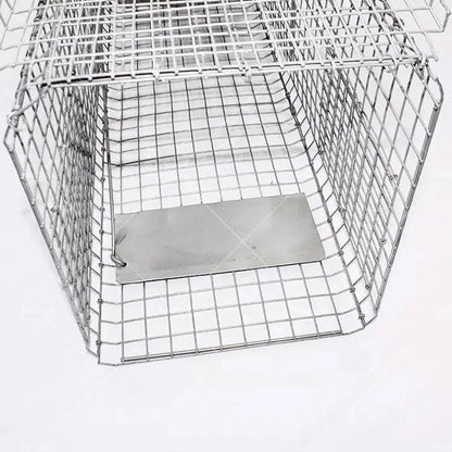 Humane Animal Cage Trap for Possum, Rabbit, Cat, Rat, Fox, Koala (79-28-33cm)