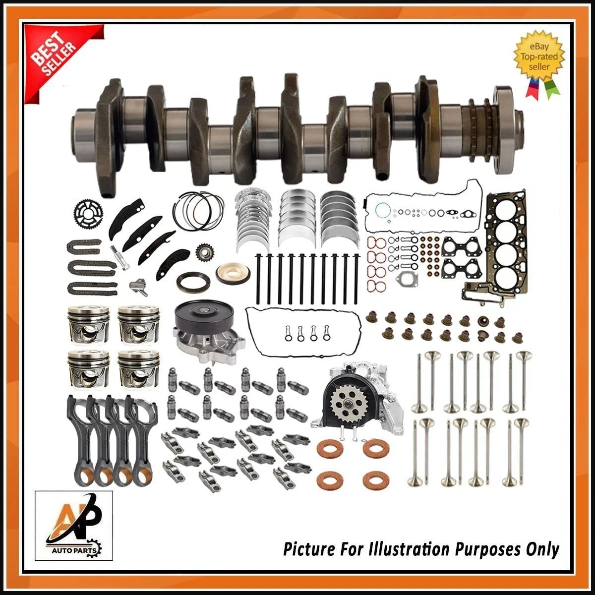 Crankshaft Repair Kit for BMW N47 2.0D Mini Countryman (2010–2016)