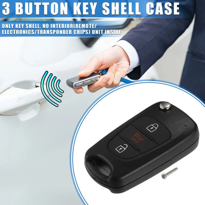 Keyless Entry Remote Key Cover for Hyundai Sonata (No Chip)