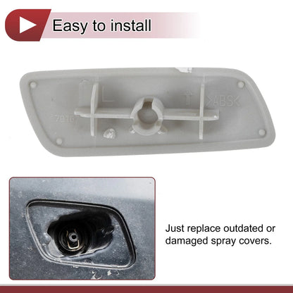 Front Left Washer Nozzle Cover for Lexus RX350 (2010-2013) - White 1 x Cap