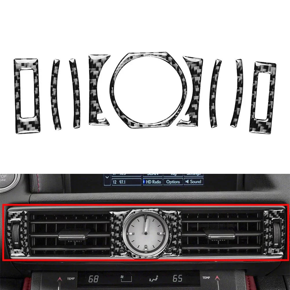 Air Vent Outlet Cover Trim for Lexus RC300 350 200T (2015-2024) Black