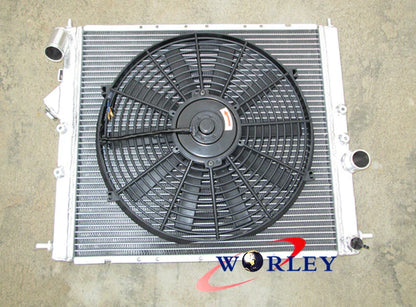 Aluminum Radiator & Fan for Renault Clio 16S/Williams MT 1.8L/2.0L (93-98)