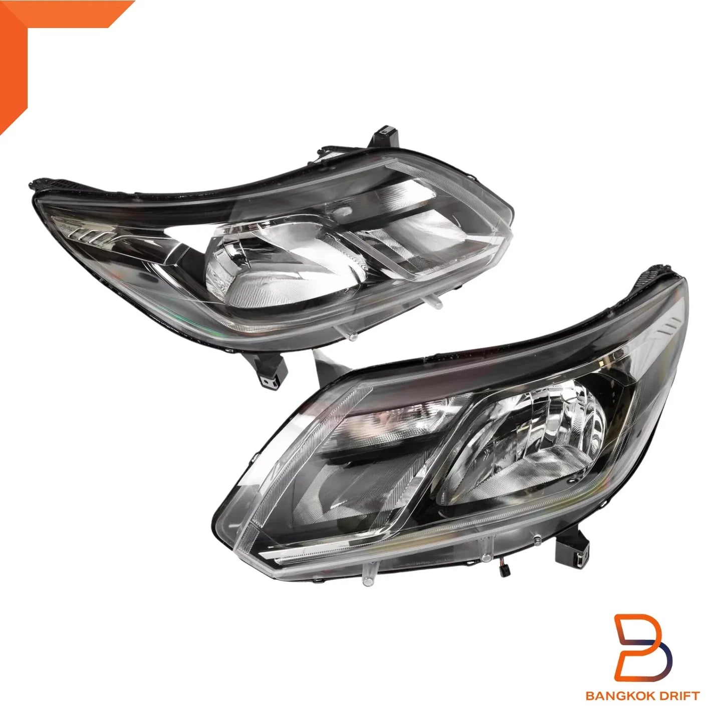 Holden Colorado RG LED DRL Headlights Pair 2017-2023
