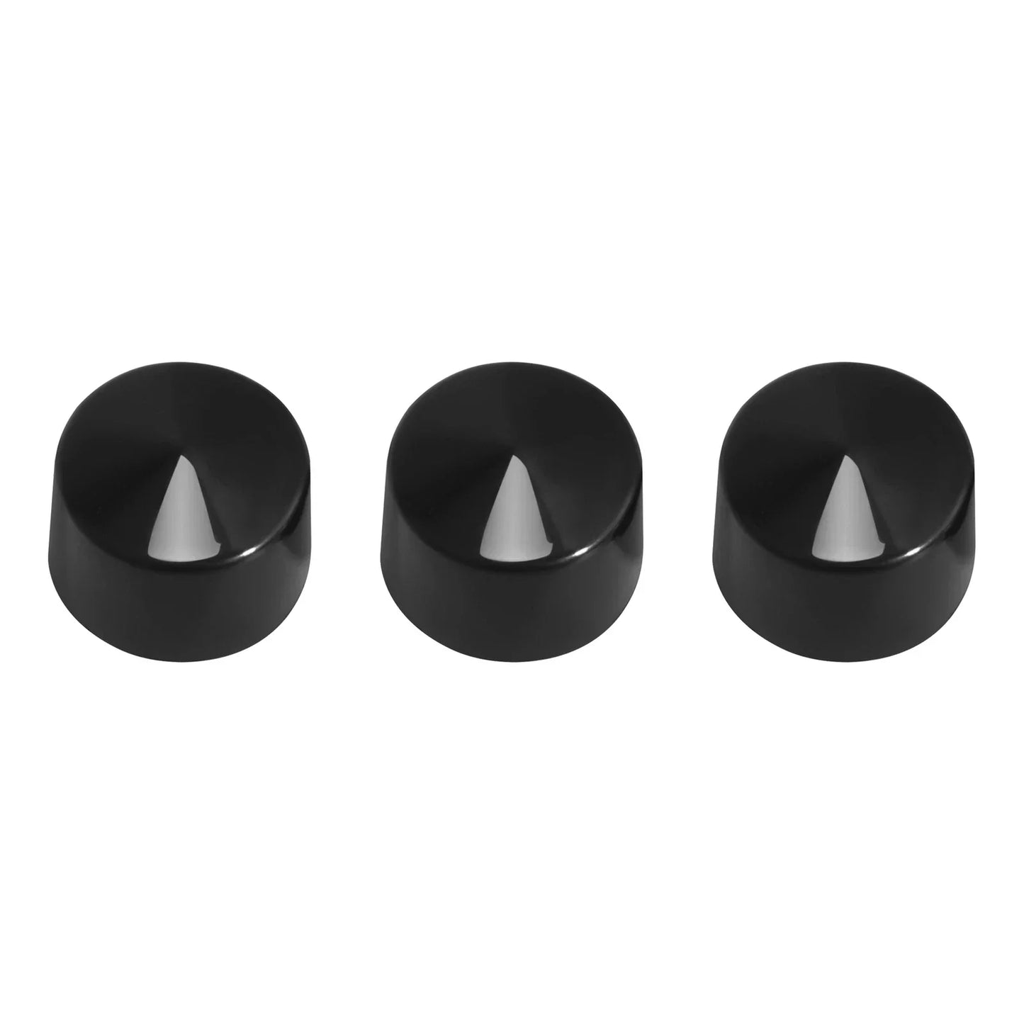 Black Bolt Toppers Caps Cover Set for Harley Softail Twin Cam (1984-2006)