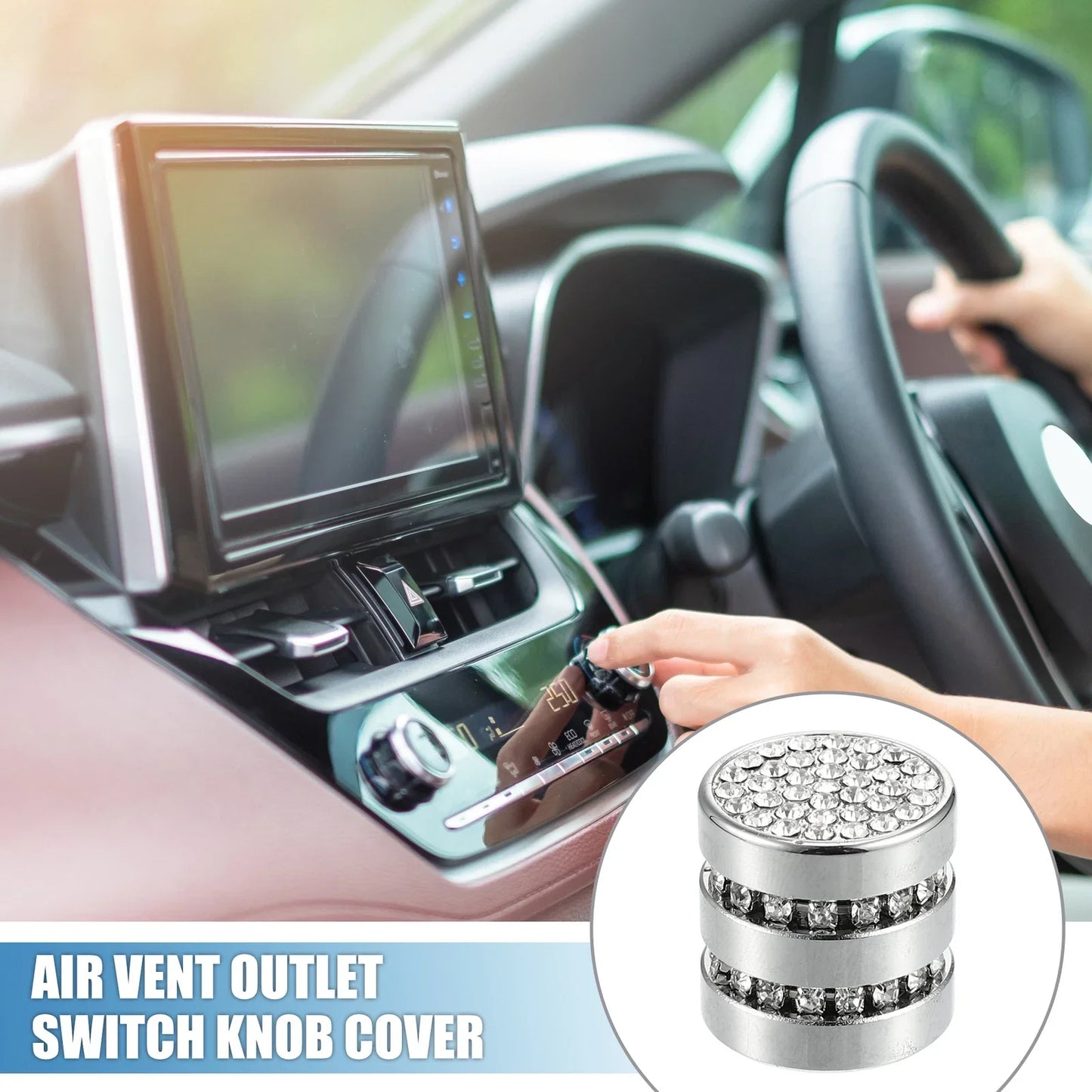4pcs Air Vent Outlet Switch Lever Covers for Honda Civic (2022-2023)