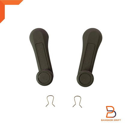 Grey Window Winder Crank Handles  For Holden Rodeo KB TF Isuzu (81-02)