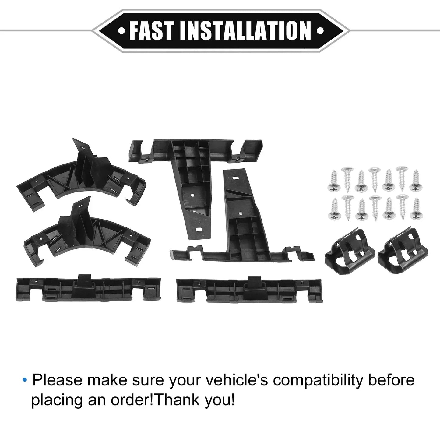 Front Grille Assembly with LED Lights for Dodge (Chrome, Silver, Gloss Black)