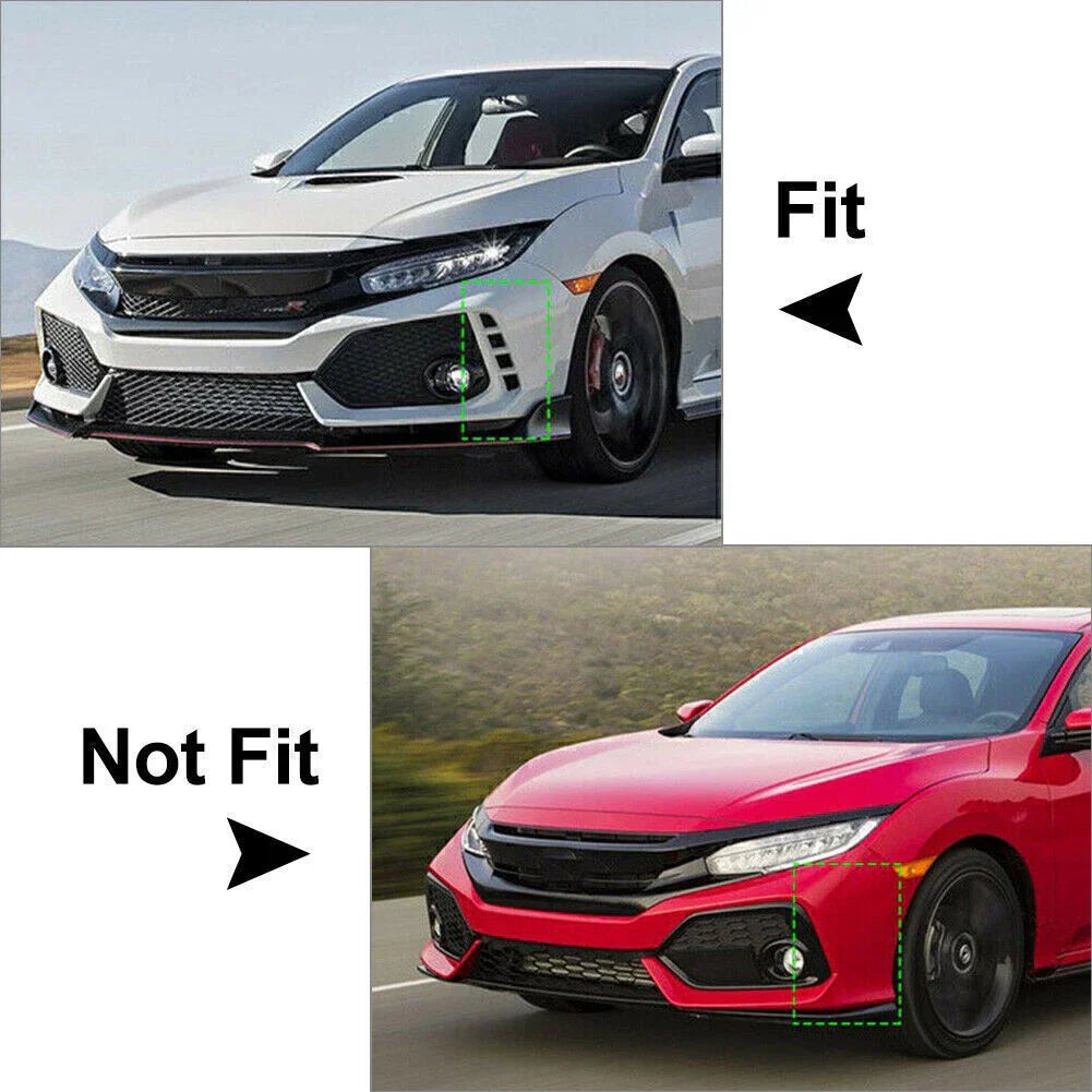 LED Daytime Running Fog Lights for Honda Civic TYPE R (2016-2019)