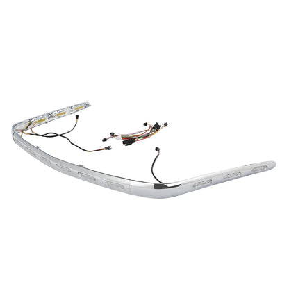 Rear Trunk Trims LED Lights Clear Lens for Honda Goldwing GL1800 (2001-2011)