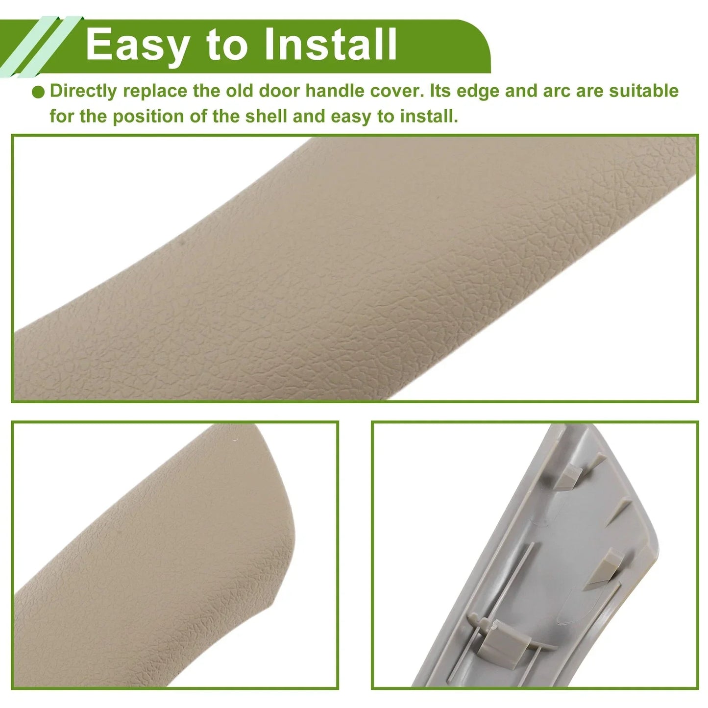 Door Panel Handle Pull Trim Cover for BMW X1 F48 F49 (2015-2020) Beige